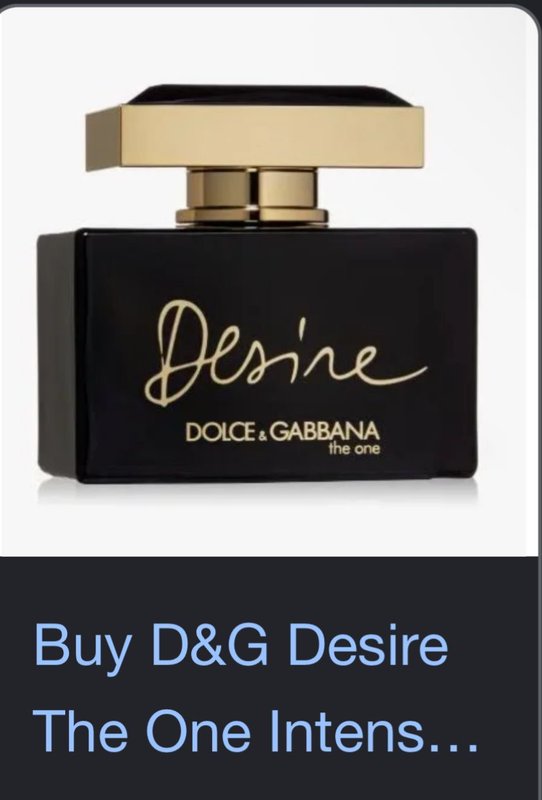 Dolce & Gabbana Desire The One Intense